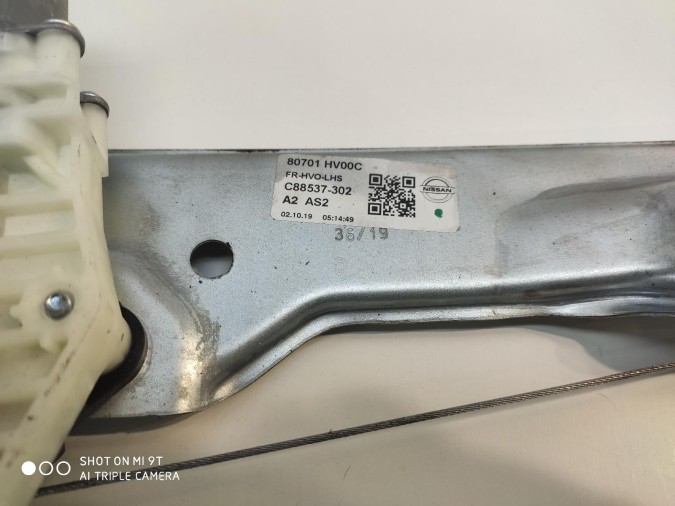ELEVALUNAS DELANTERO IZQUIERDO NISSAN QASHQAI 2019