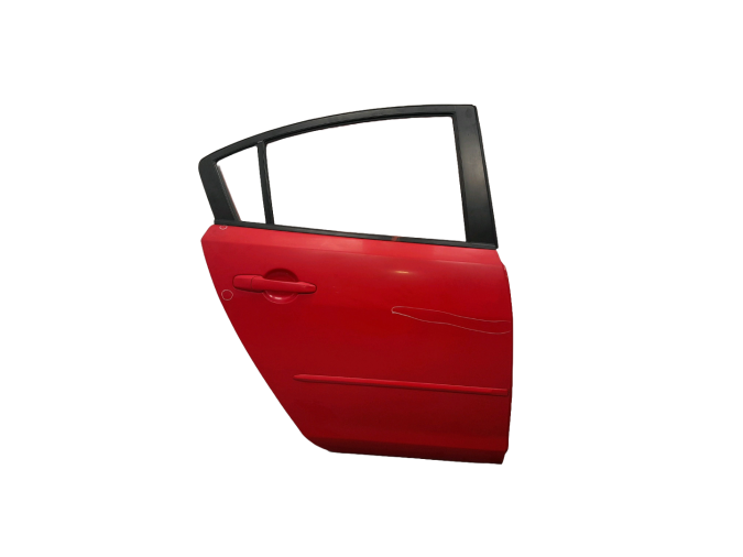 PUERTA TRASERA DERECHA MAZDA 3 ROJA 2008