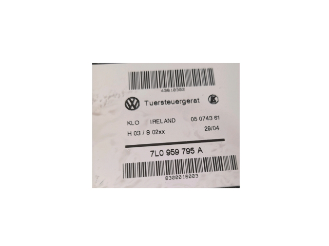 ELEVALUNAS TRASERO IZQUIERDO VOLKSWAGEN TOUAREG 2004