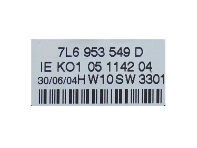 MANDO MULTIFUNCION VOLKSWAGEN TOUAREG 2004