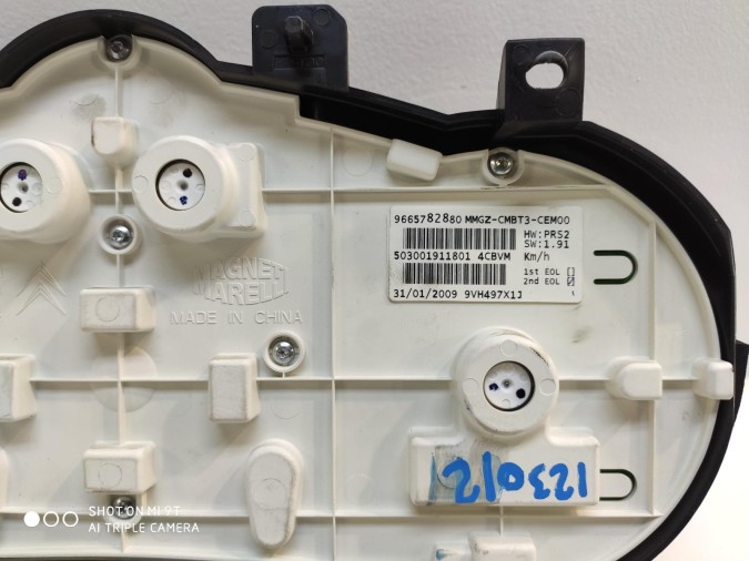 CUADRO INSTRUMENTOS PEUGEOT 206 2009