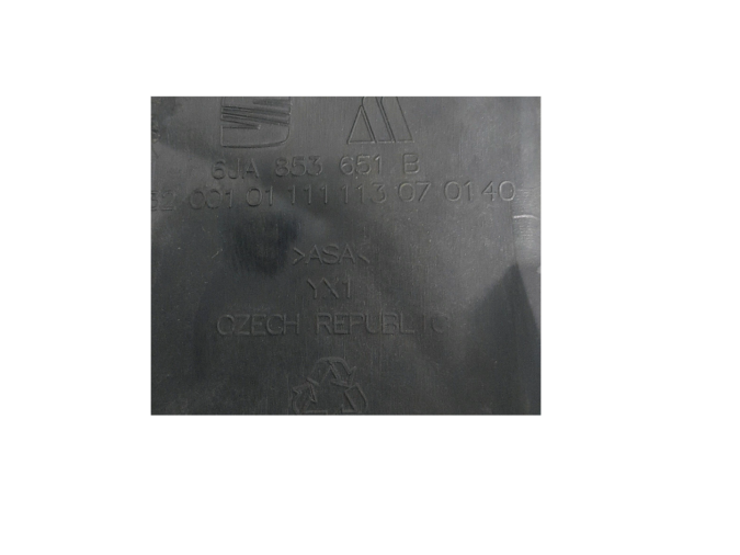 REJILLA PARAGOLPES SEAT TOLEDO NEGRA  2016