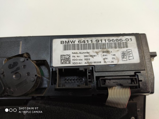 MANDO CALEFACCIÓN BMW SERIE 3 2007