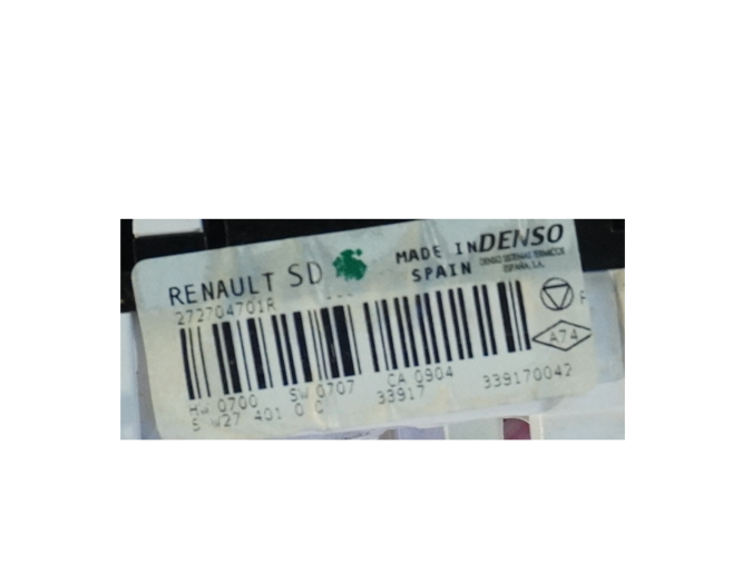 MANDO CALEFACCIÓN RENAULT CAPTUR 2017