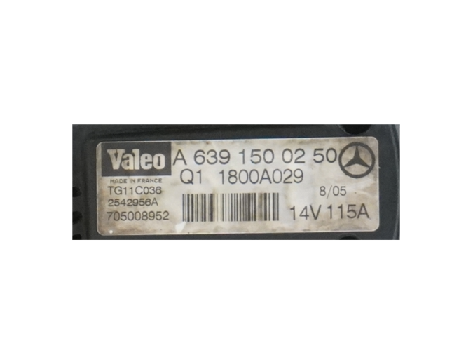 ALTERNADOR SMART FORFOUR 2005