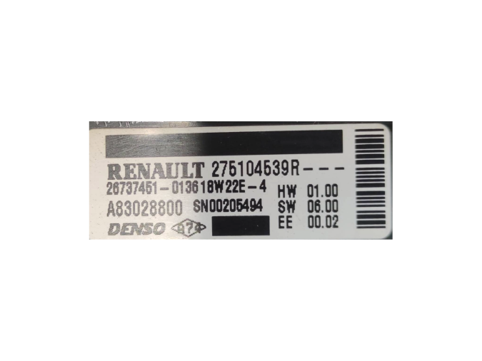 MANDO CLIMATIZACION RENAULT GRAND KANGOO 2018