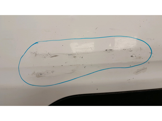 PARAGOLPES TRASERO PEUGEOT 208 BLANCO 2016