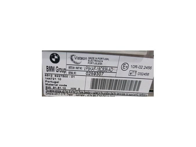 Autorradio BMW 320D 2010