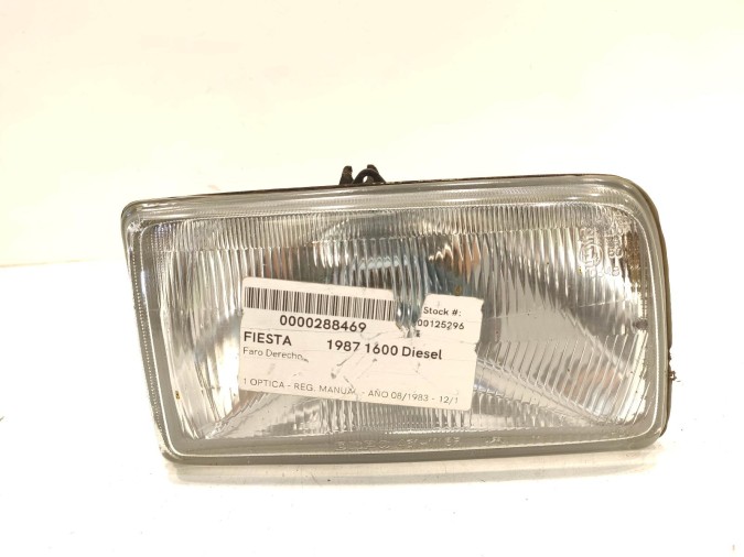 FARO DELANTERO DERECHO FORD FIESTA 1987
