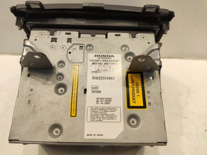 SAT. NAV. UNIT PEUGEOT 2008 2007