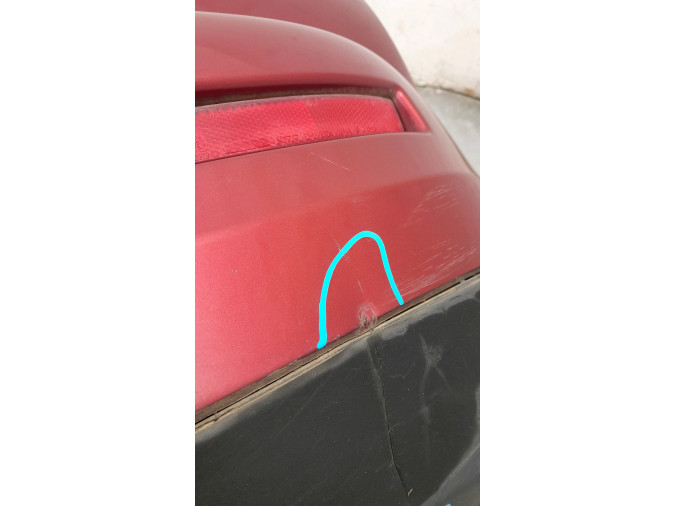 PARAGOLPES TRASERO NISSAN JUKE GRANATE 2010