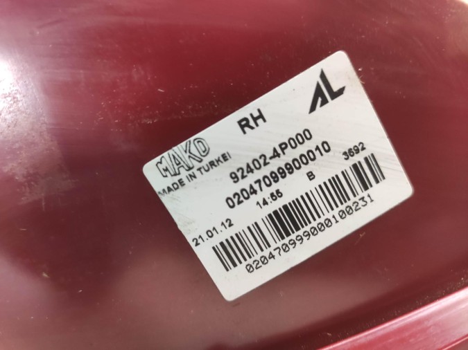 PILOTO TRASERO DERECHO HYUNDAI I20 2012