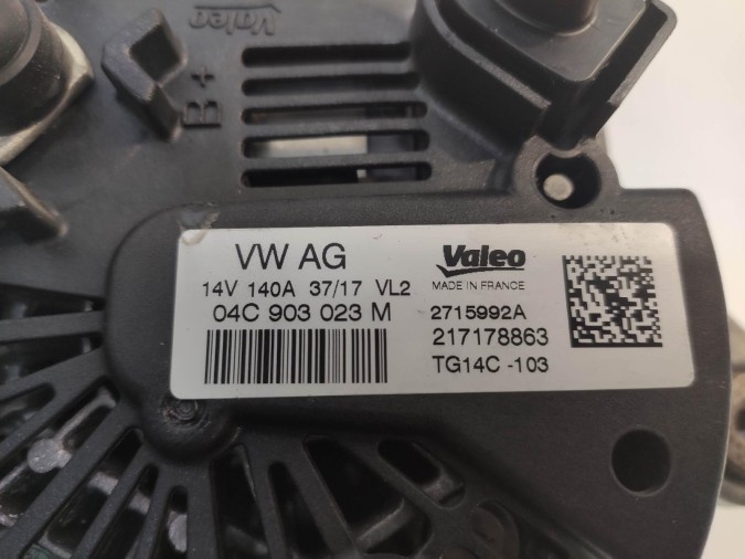 Alternador AUDI A1 2017