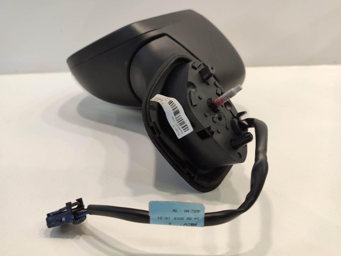 RETROVISOR IZQUIERDO RENAULT CLIO NEGRO SIN PINTAR 2019