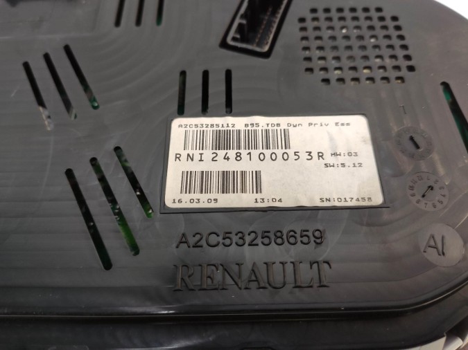 CUADRO INSTRUMENTOS RENAULT MEGANE 2009