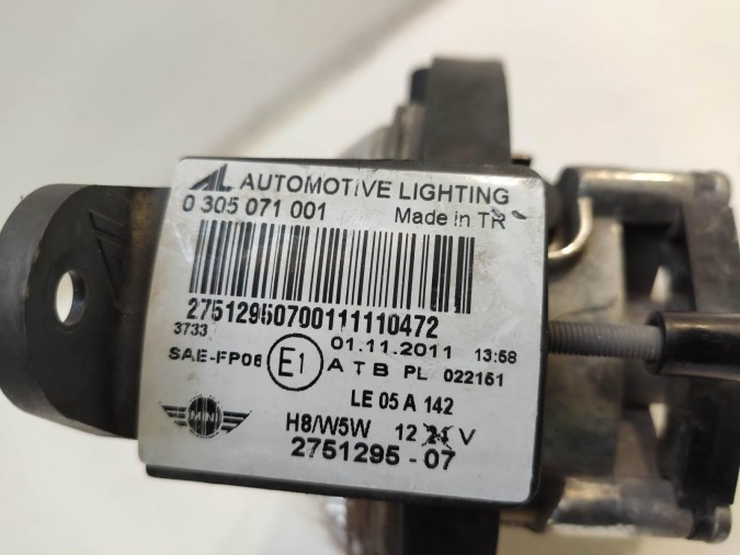 FARO ANTINIEBLA DELANTERO IZQUIERDO MINI (BMW) MINI 2012