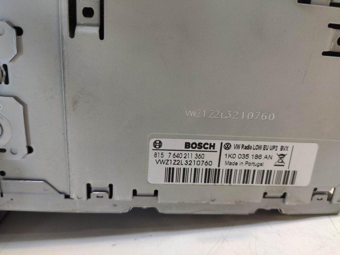 RADIO CD VOLKSWAGEN TOURAN 2012
