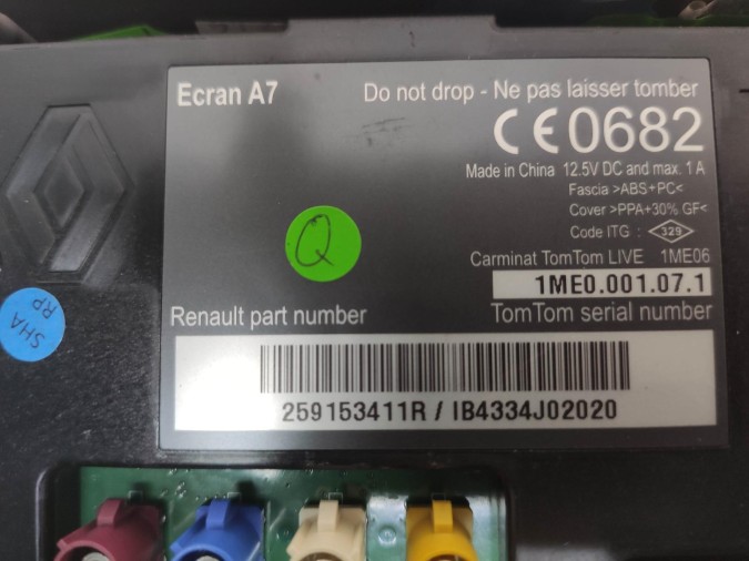 sistema navegacion gps RENAULT MEGANE 2014