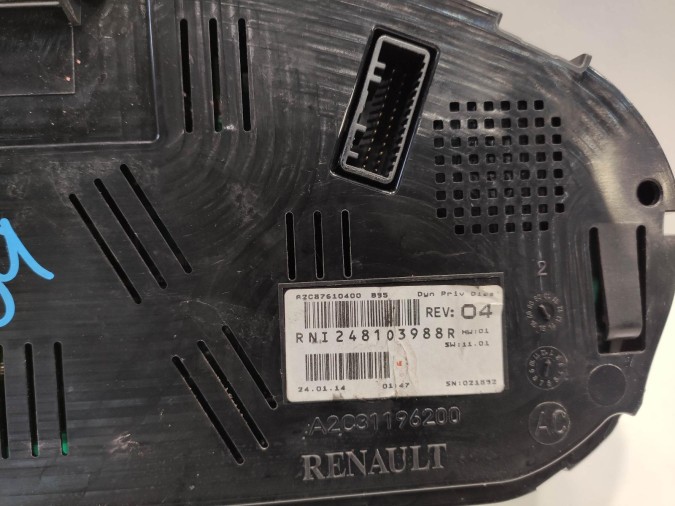 CUADRO INSTRUMENTOS RENAULT MEGANE 2014