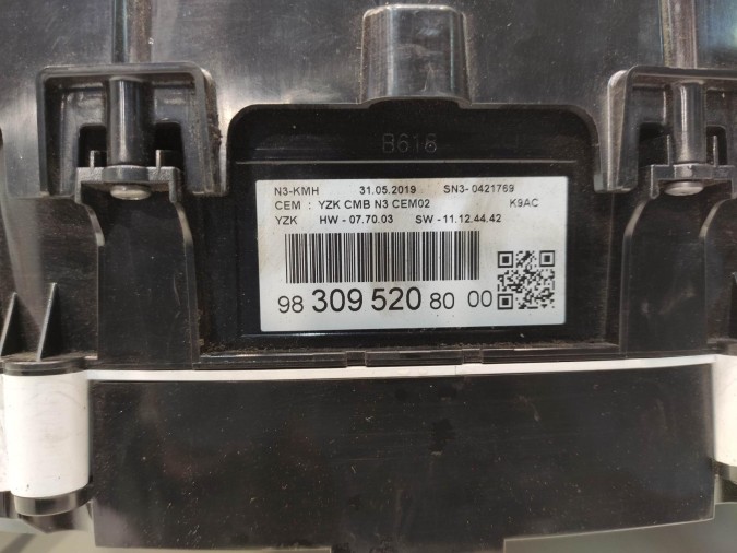CUADRO INSTRUMENTOS CITROEN BERLINGO 2019
