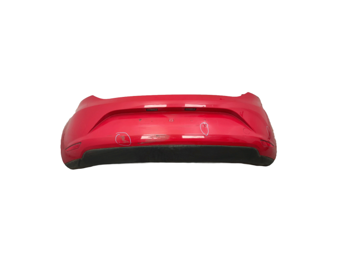 PARAGOLPES TRASERO SEAT LEON ROJO 2016