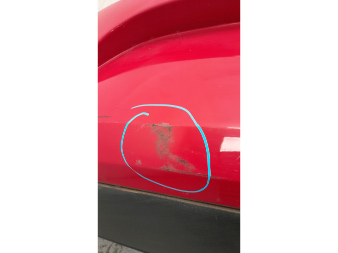 PARAGOLPES TRASERO SEAT LEON ROJO 2016