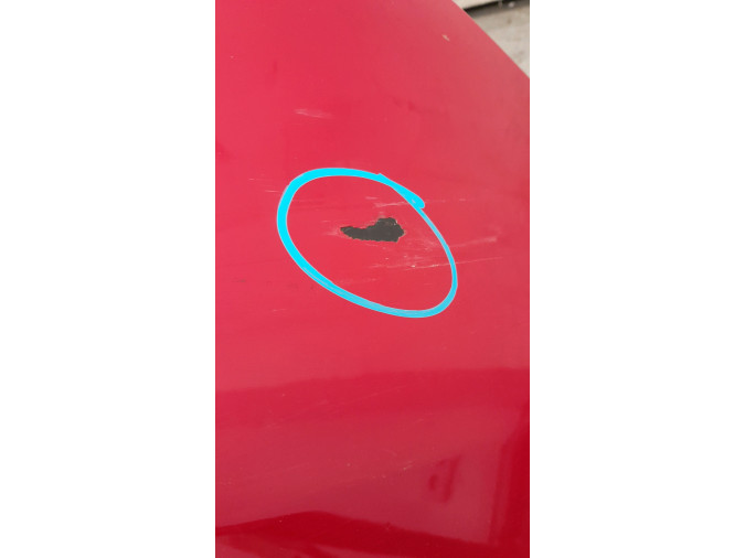 PARAGOLPES TRASERO SEAT LEON ROJO 2016