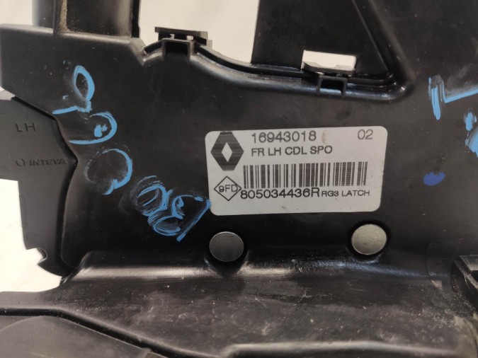 CERRADURA PUERTA DELANTERA IZQUIERDA RENAULT MEGANE 2017