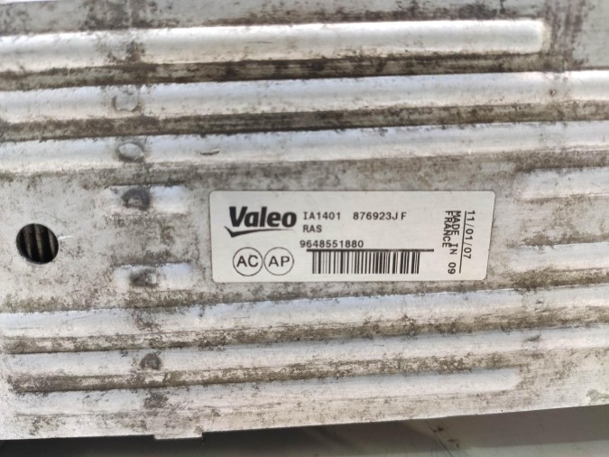 Intercooler PEUGEOT 307 2007