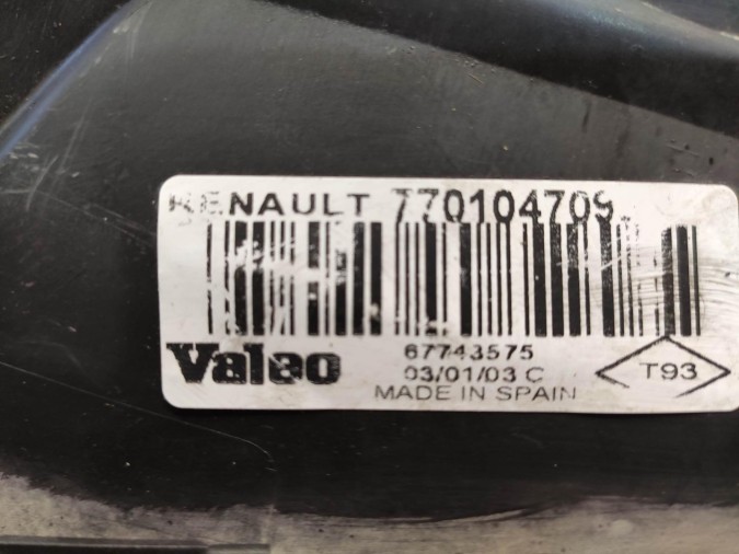 FARO DELANTERO IZQUIERDO RENAULT MEGANE 2001