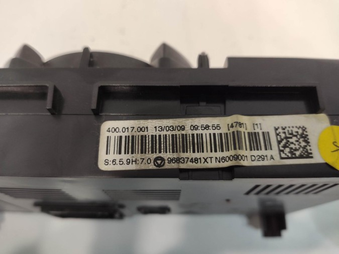 MANDO CALEFACCIÓN PEUGEOT 3008 2009