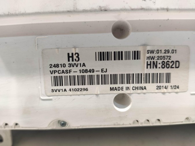 CUADRO INSTRUMENTOS NISSAN NOTE 2014