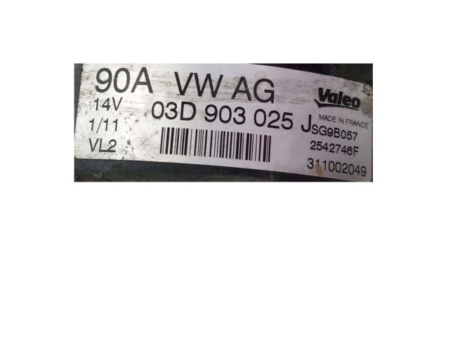 ALTERNADOR VOLKSWAGEN POLO 2011