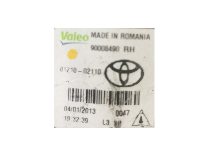 FARO ANTINIEBLA DELANTERO  DERECHO TOYOTA AURIS 2013