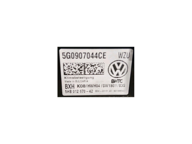 MANDO CALEFACCIÓN VOLKSWAGEN GOLF 2018