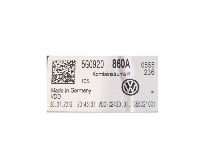 CUADRO INSTRUMENTOS VOLKSWAGEN GOLF 2013