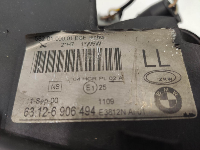 FARO DELANTERO DERECHO BMW SERIE 3 2000