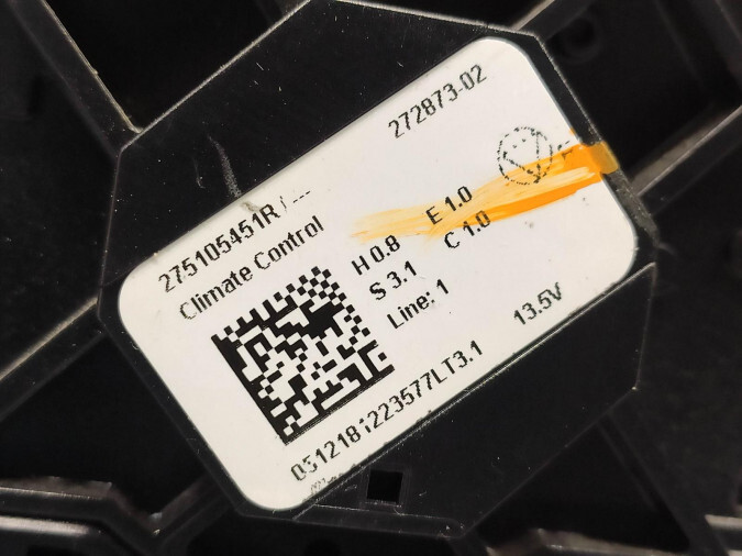 MANDO CALEFACCIÓN DACIA DUSTER 2019