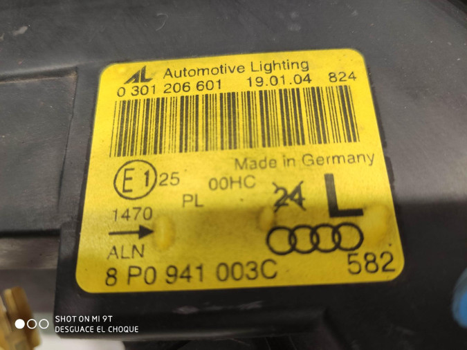 FARO DELANTERO IZQUIERDO AUDI A3 2008
