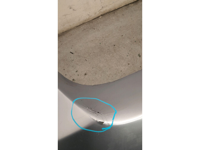 PARAGOLPES TRASERO BMW 320D GRIS 2010