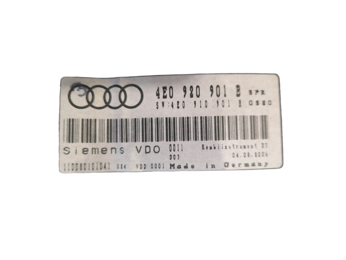CUADRO INSTRUMENTOS AUDI A8 2005