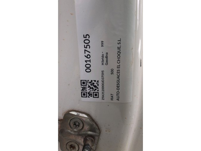 FARO ANTINIEBLA TRASERO IZQUIERDO FIAT 500 2020