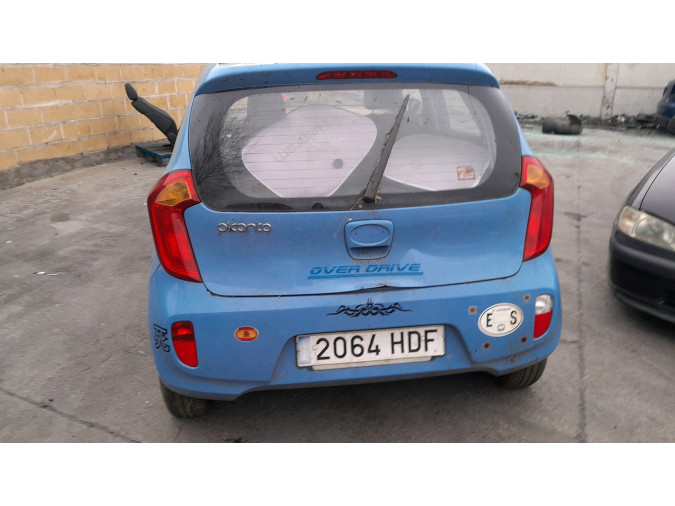 PARAGOLPES TRASERO KIA PICANTO AZUL 2011