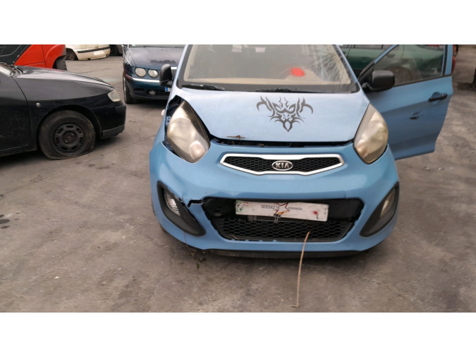 PARAGOLPES TRASERO KIA PICANTO AZUL 2011