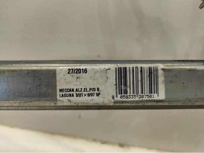 ELEVALUNAS TRASERO DERECHO RENAULT LAGUNA 2001
