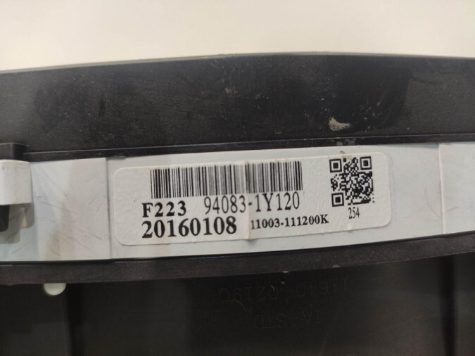 CUADRO INSTRUMENTOS KIA PICANTO 2016