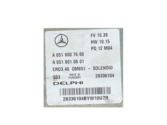 CENTRALITA MOTOR MERCEDES B 180 CDI 2012