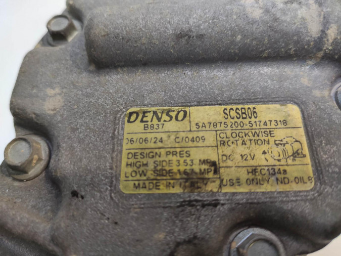 COMPRESOR AIRE ACONDICIONADO FIAT 500 2014