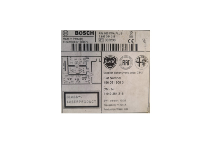 RADIO CD ALFA ROMEO MITO 2011