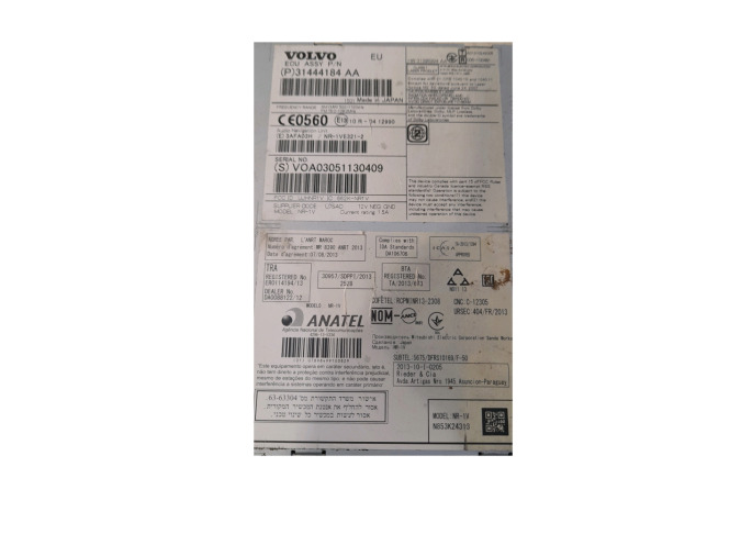 SISTEMA AUDIO VOLVO V60 2020